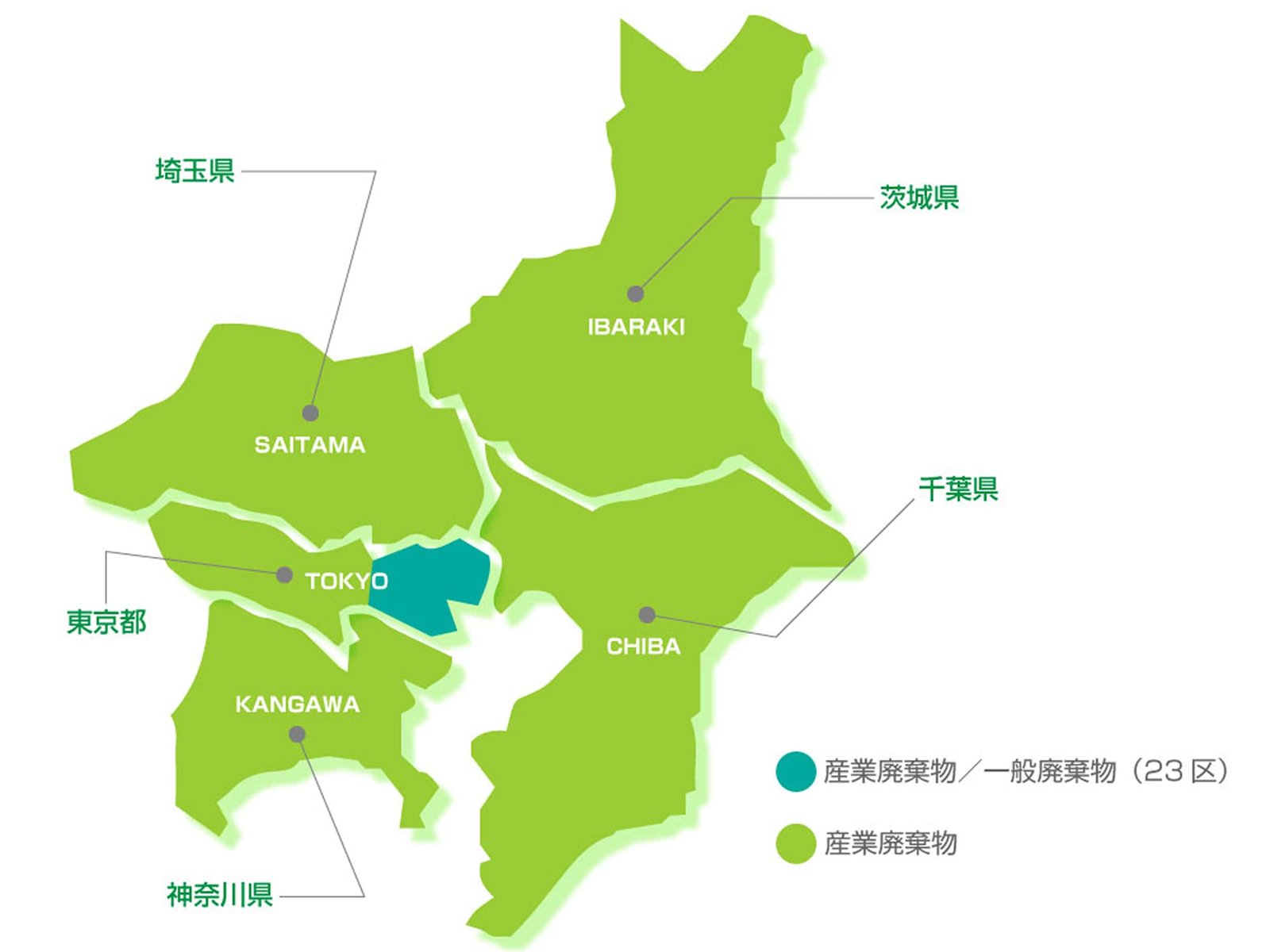 対応地域および取り扱い品目